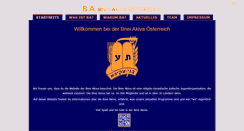 Desktop Screenshot of bneiakiva.at